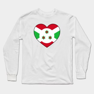 Heart - Burundi _068 Long Sleeve T-Shirt